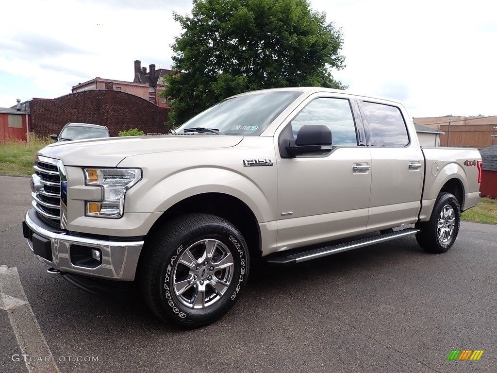 2017 F150 XLT SuperCrew 4x4 - White Gold / Light Camel photo #6