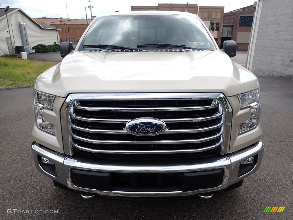 2017 F150 XLT SuperCrew 4x4 - White Gold / Light Camel photo #7