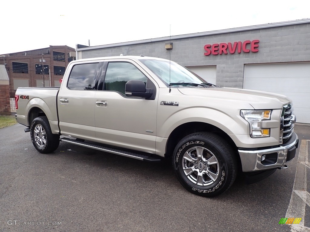 2017 F150 XLT SuperCrew 4x4 - White Gold / Light Camel photo #8