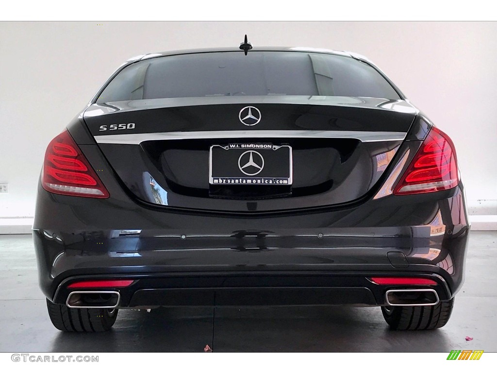 2017 S 550 Sedan - designo Mocha Black Metallic / Porcelain/Black photo #3