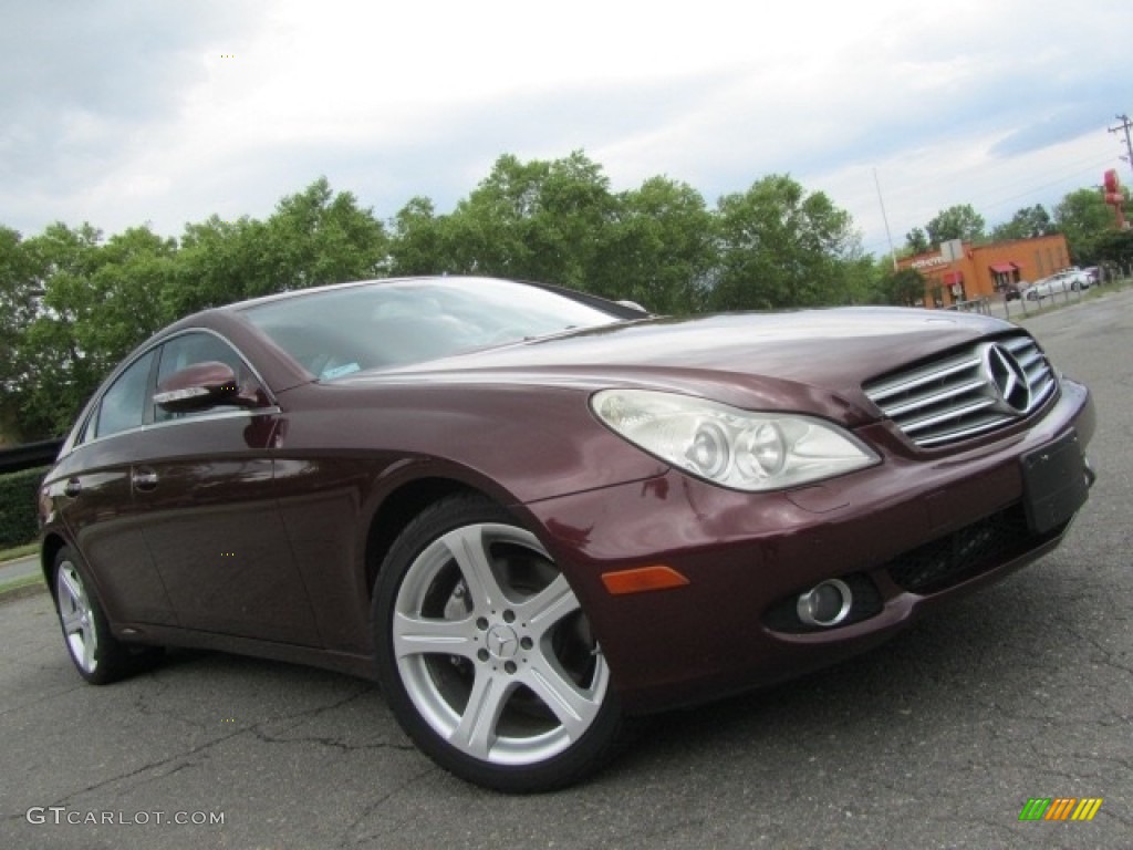 2007 CLS 550 - Barolo Red Metallic / Cashmere photo #1