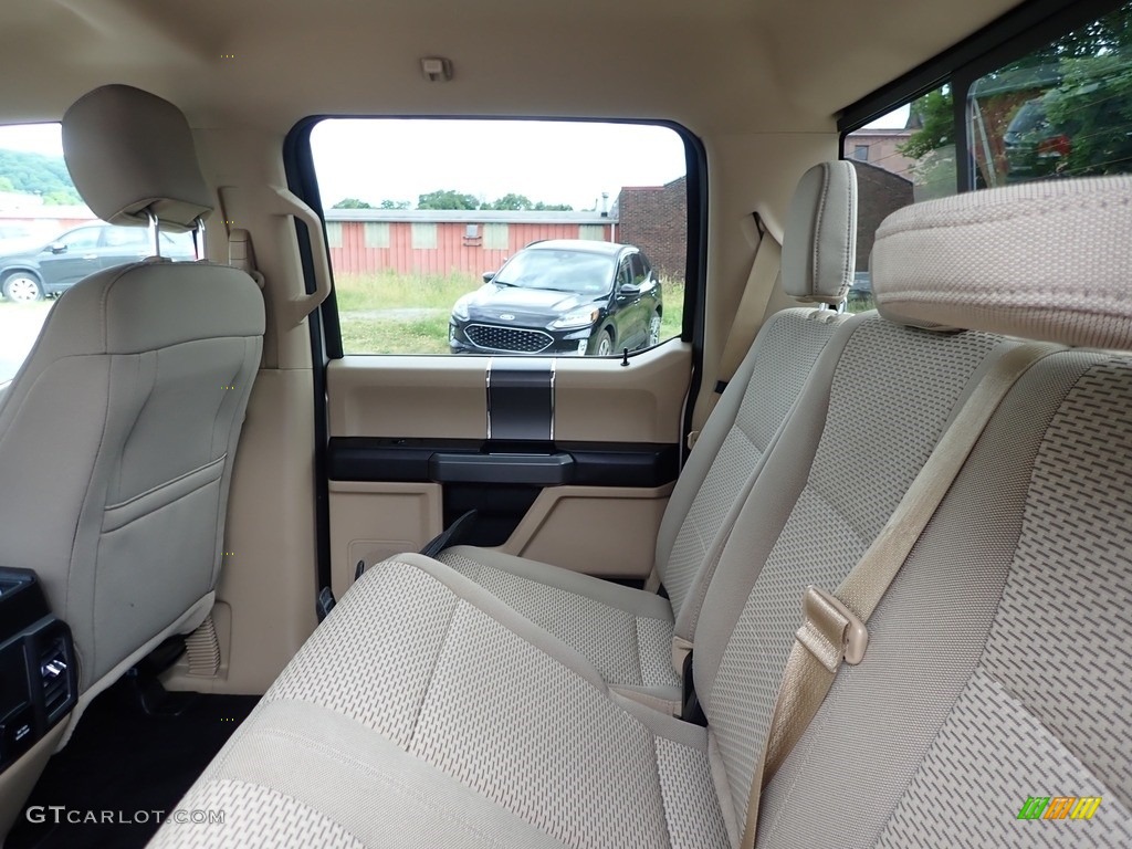 2017 F150 XLT SuperCrew 4x4 - White Gold / Light Camel photo #14