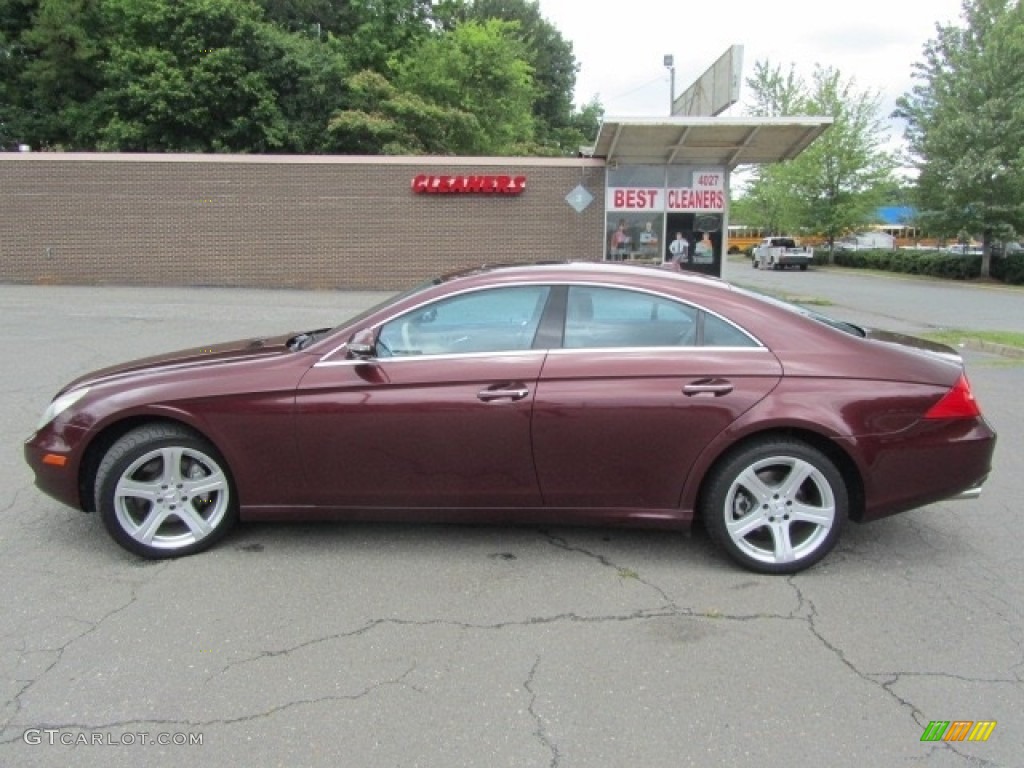 Barolo Red Metallic 2007 Mercedes-Benz CLS 550 Exterior Photo #138378265