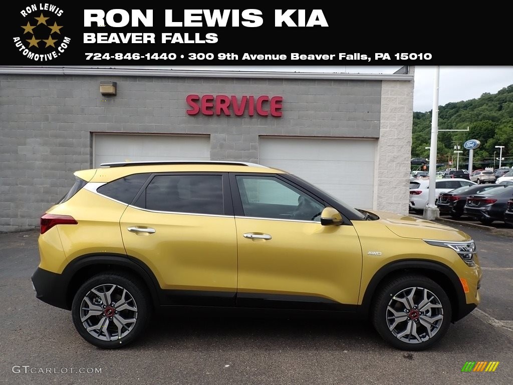Starbright Yellow Kia Seltos