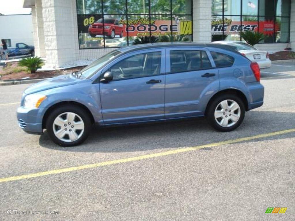 2007 Caliber SXT - Marine Blue Pearl / Pastel Slate Gray photo #2