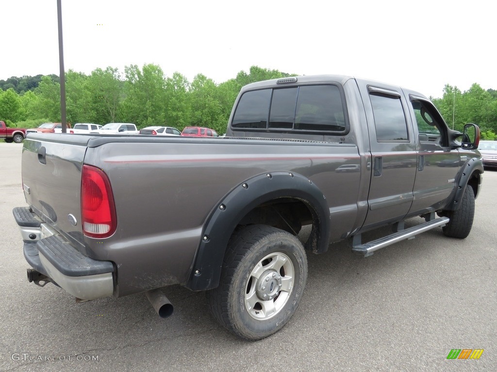 2005 F250 Super Duty XLT Crew Cab 4x4 - Dark Stone Metallic / Medium Flint photo #10