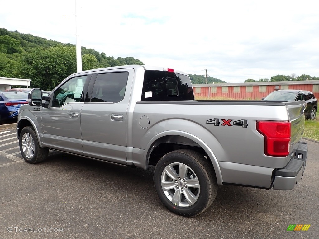 2020 F150 Platinum SuperCrew 4x4 - Iconic Silver / Platinum Unique Black photo #4