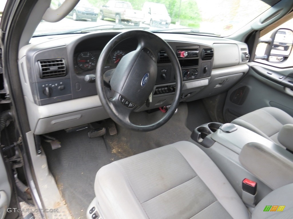 2005 F250 Super Duty XLT Crew Cab 4x4 - Dark Stone Metallic / Medium Flint photo #14