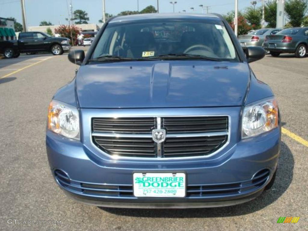 2007 Caliber SXT - Marine Blue Pearl / Pastel Slate Gray photo #8