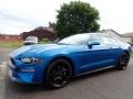 Velocity Blue 2020 Ford Mustang EcoBoost Fastback Exterior