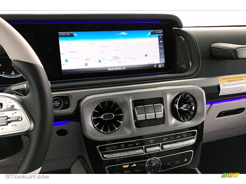 2020 G 550 - designo Mystic Blue Metallic / Platinum White/Black photo #6