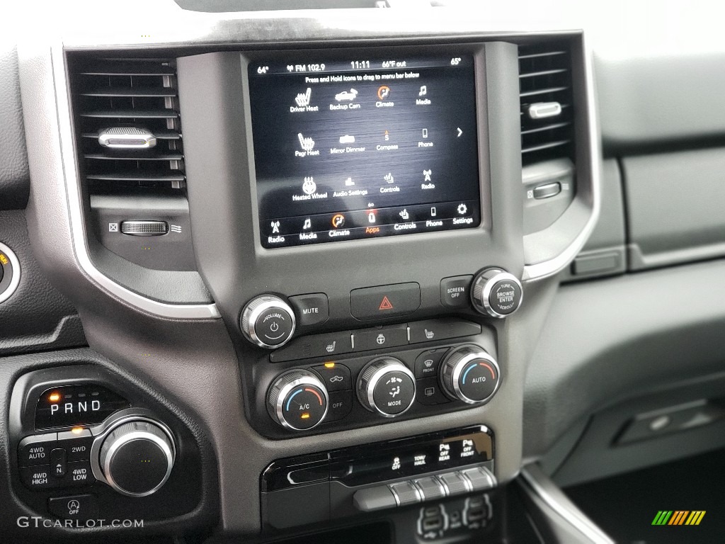 2020 Ram 1500 Big Horn Night Edition Crew Cab 4x4 Controls Photo #138381469