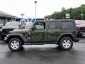2020 Sarge Green Jeep Wrangler Unlimited Sport 4x4  photo #3