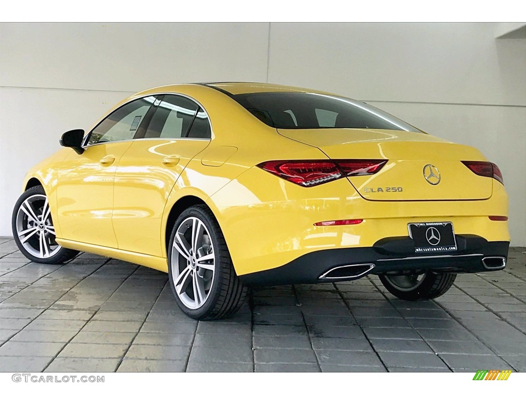 Sun Yellow 2020 Mercedes-Benz CLA 250 Coupe Exterior Photo #138383665