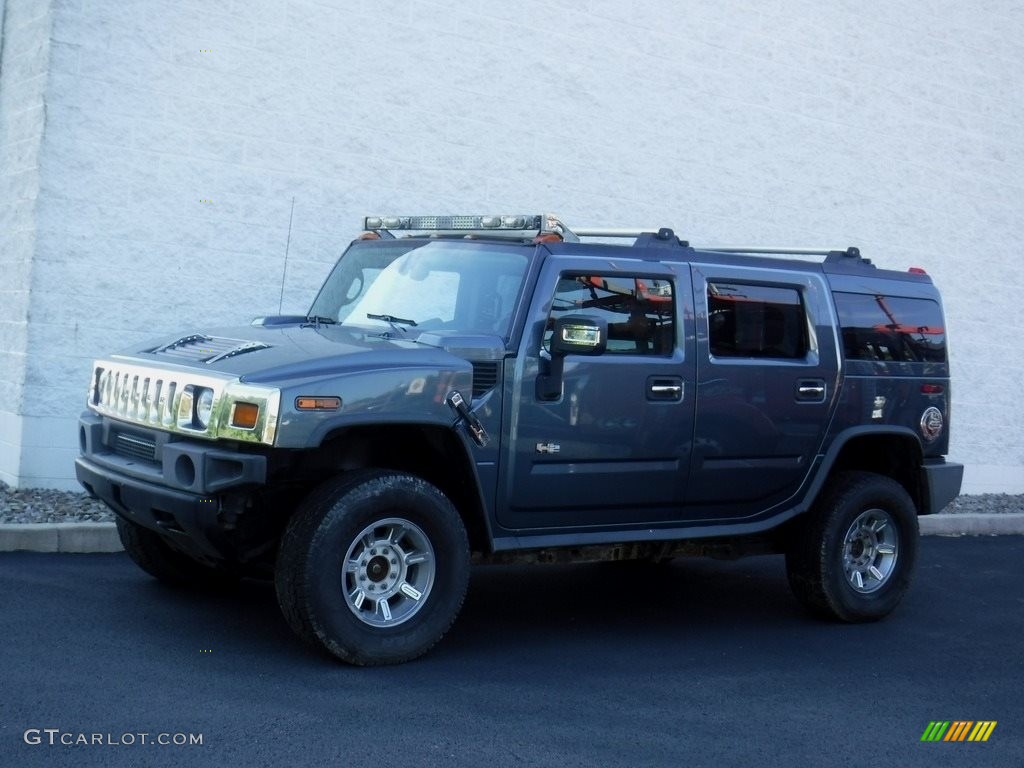 2006 H2 SUV - Slate Blue Metallic / Ebony photo #2