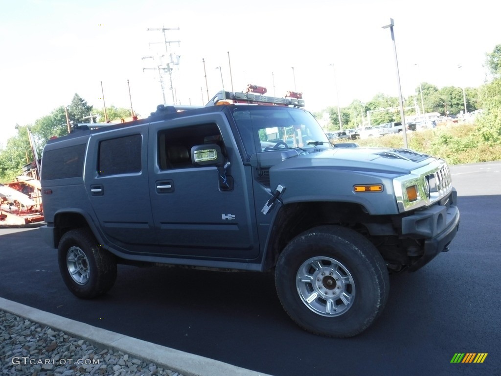 2006 H2 SUV - Slate Blue Metallic / Ebony photo #6