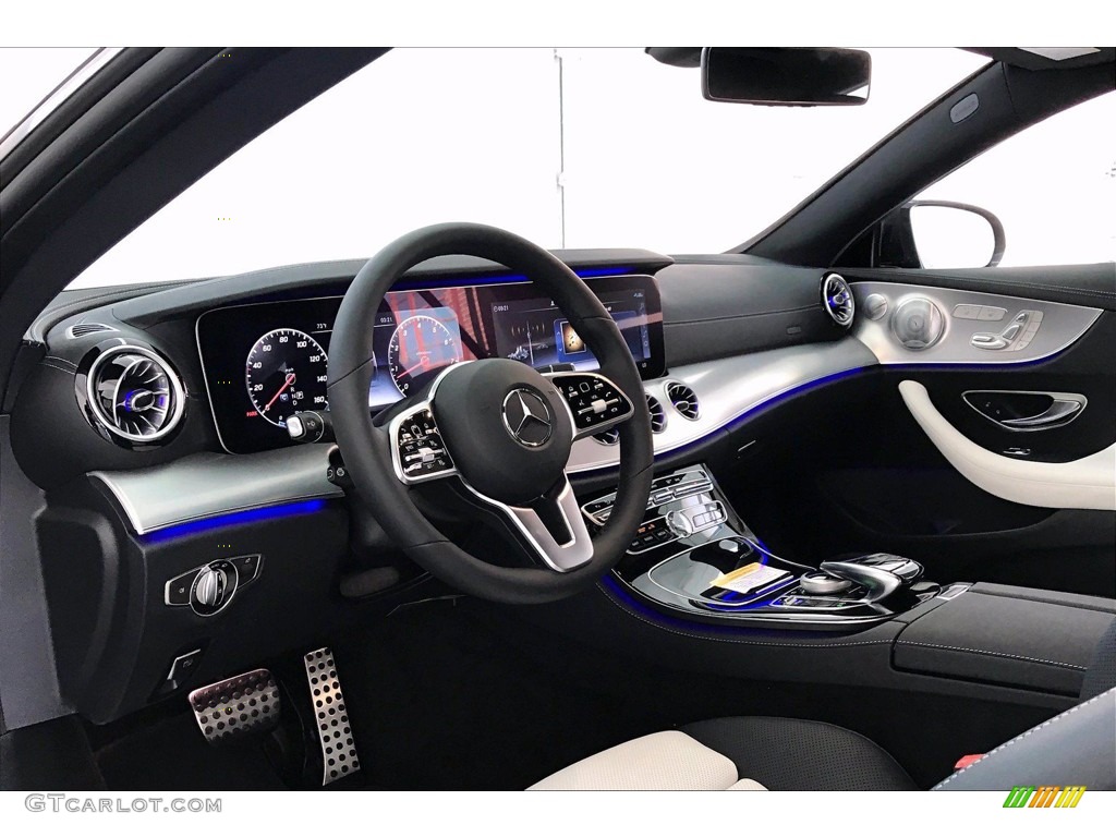 2020 Mercedes-Benz E 450 Coupe Deep White/Black Dashboard Photo #138385237
