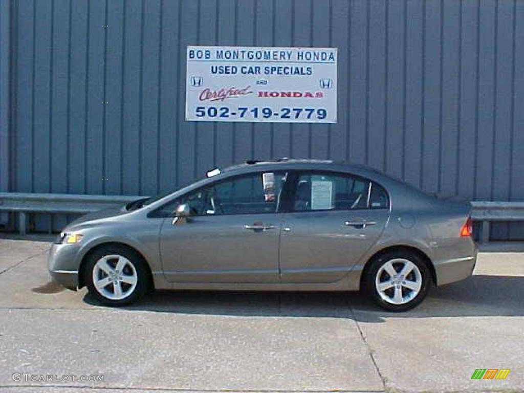 2006 Civic EX Sedan - Galaxy Gray Metallic / Gray photo #1