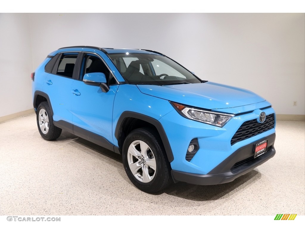 2019 RAV4 XLE - Blue Flame / Black photo #1