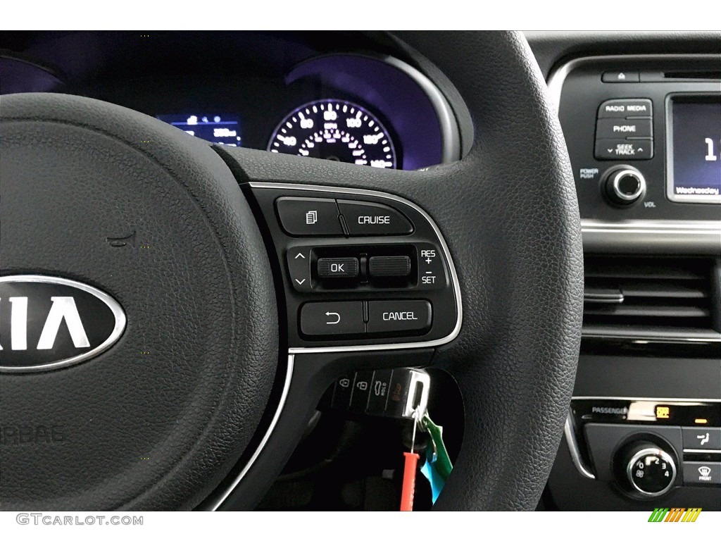2016 Kia Optima LX Black Steering Wheel Photo #138388783