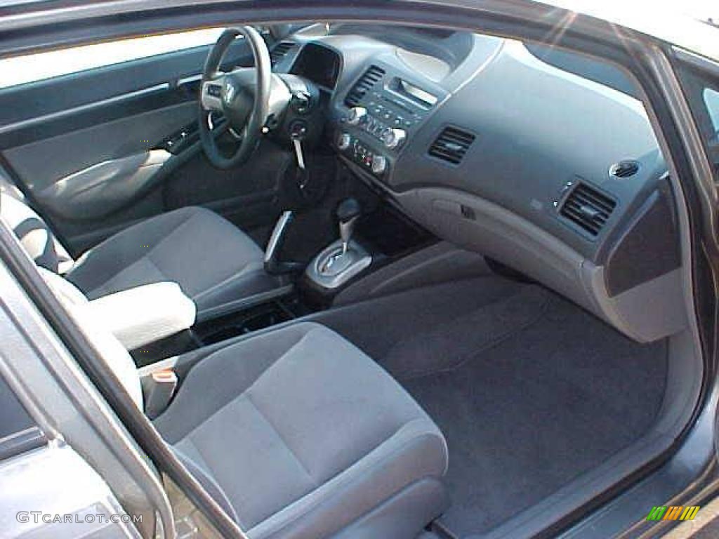 2006 Civic EX Sedan - Galaxy Gray Metallic / Gray photo #13