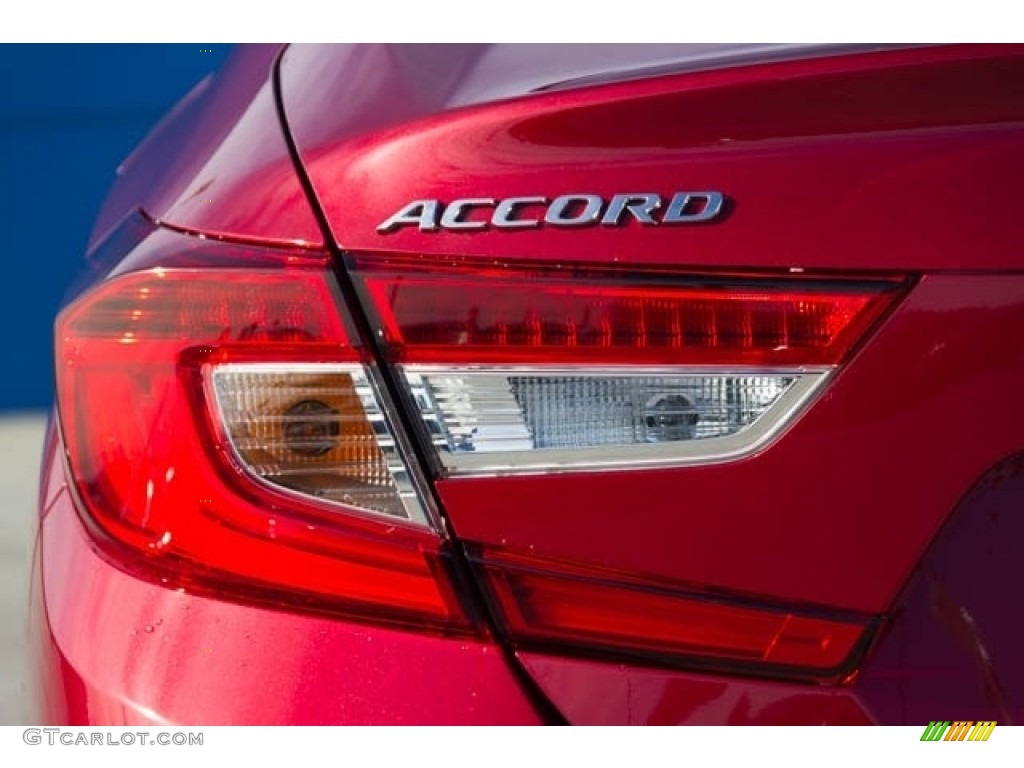 2020 Accord LX Sedan - Radiant Red Metallic / Ivory photo #7