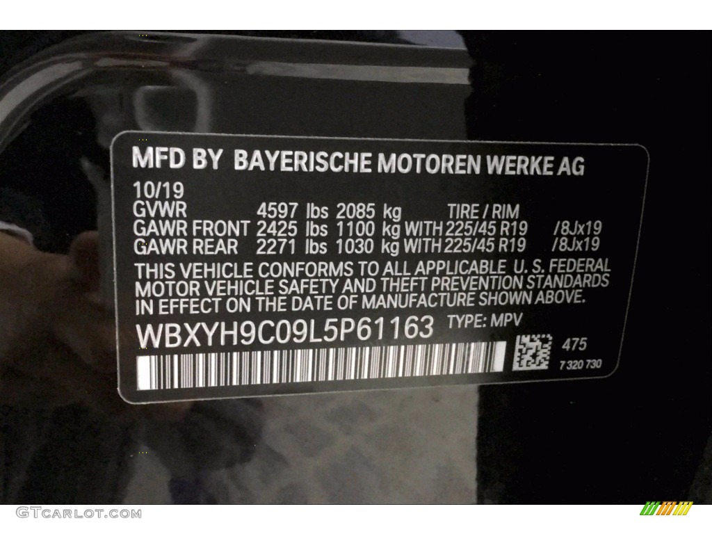2020 X2 sDrive28i - Black Sapphire Metallic / Oyster/Black photo #11
