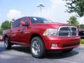 2009 Inferno Red Crystal Pearl Dodge Ram 1500 Sport Crew Cab  photo #4