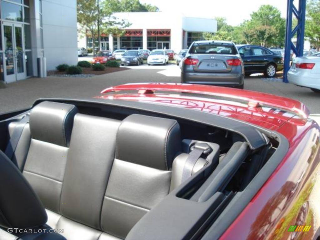 2006 Mustang V6 Premium Convertible - Redfire Metallic / Dark Charcoal photo #22