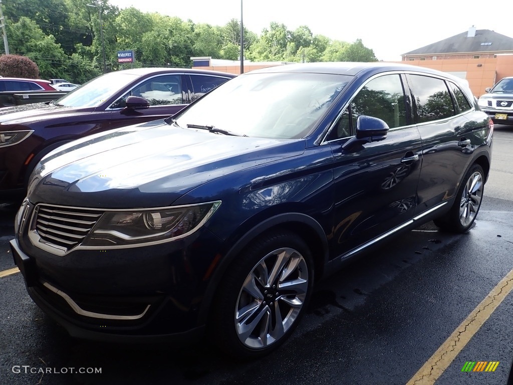 2017 MKX Reserve AWD - Midnight Sapphire Blue / Cappuccino photo #1