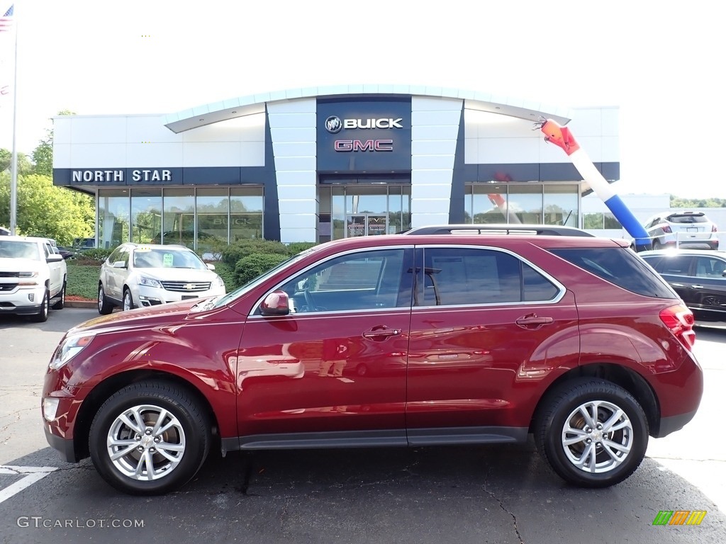 2016 Equinox LT AWD - Siren Red Tintcoat / Jet Black photo #1