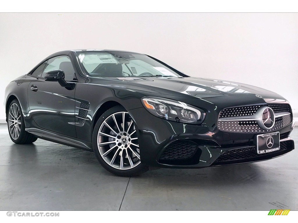 2020 SL 450 Roadster - Obsidian Black Metallic / Black photo #12