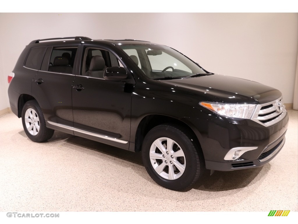 2012 Highlander SE 4WD - Black / Ash photo #1