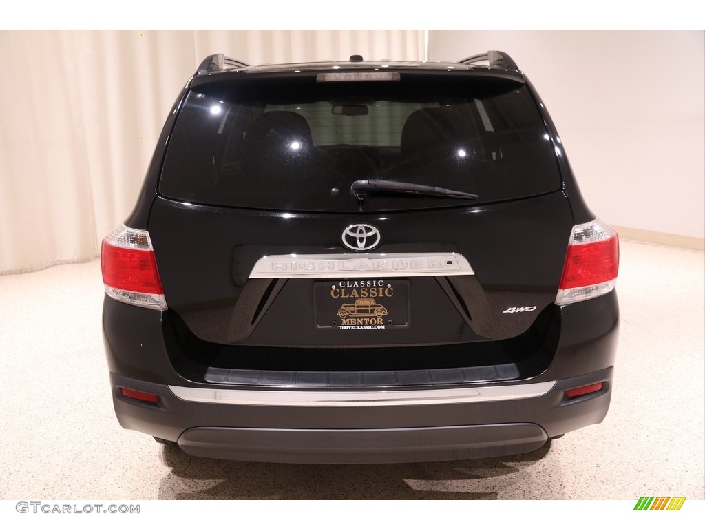 2012 Highlander SE 4WD - Black / Ash photo #21