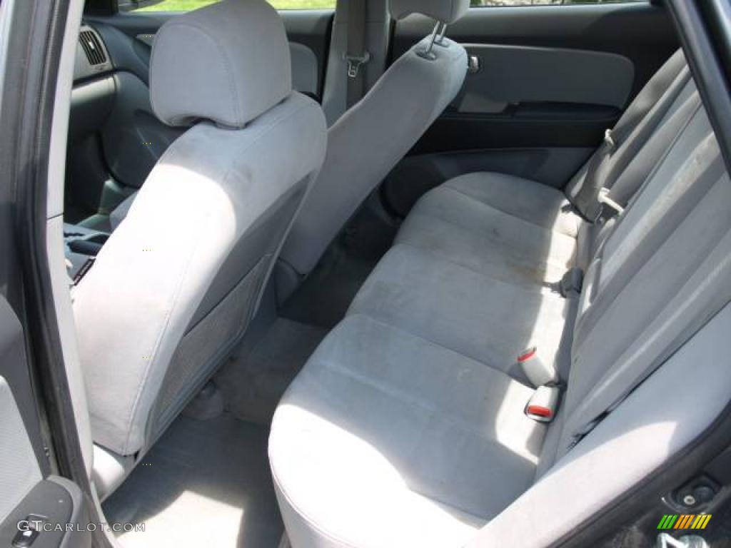 2007 Elantra GLS Sedan - Carbon Gray / Gray photo #9
