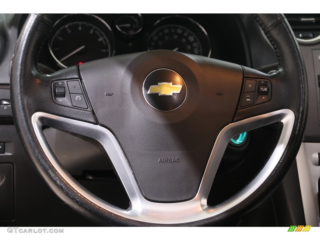 2013 Chevrolet Captiva Sport LTZ Black Steering Wheel Photo #138392616
