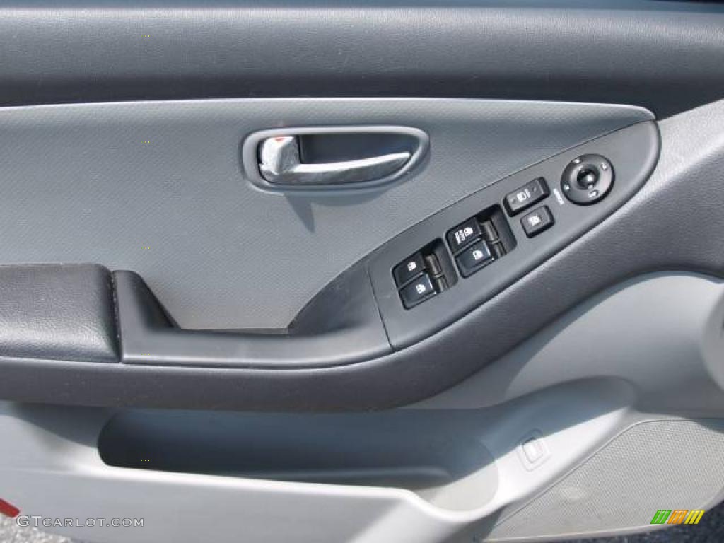 2007 Elantra GLS Sedan - Carbon Gray / Gray photo #10