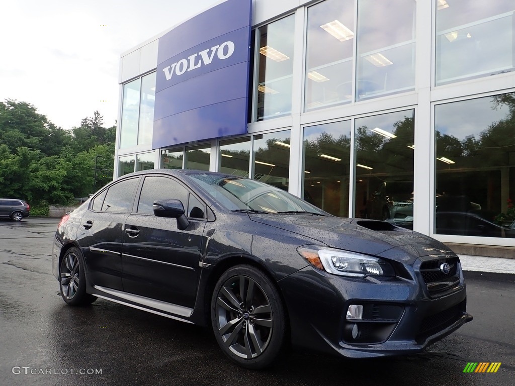 2017 WRX Limited - Dark Gray Metallic / Carbon Black photo #1