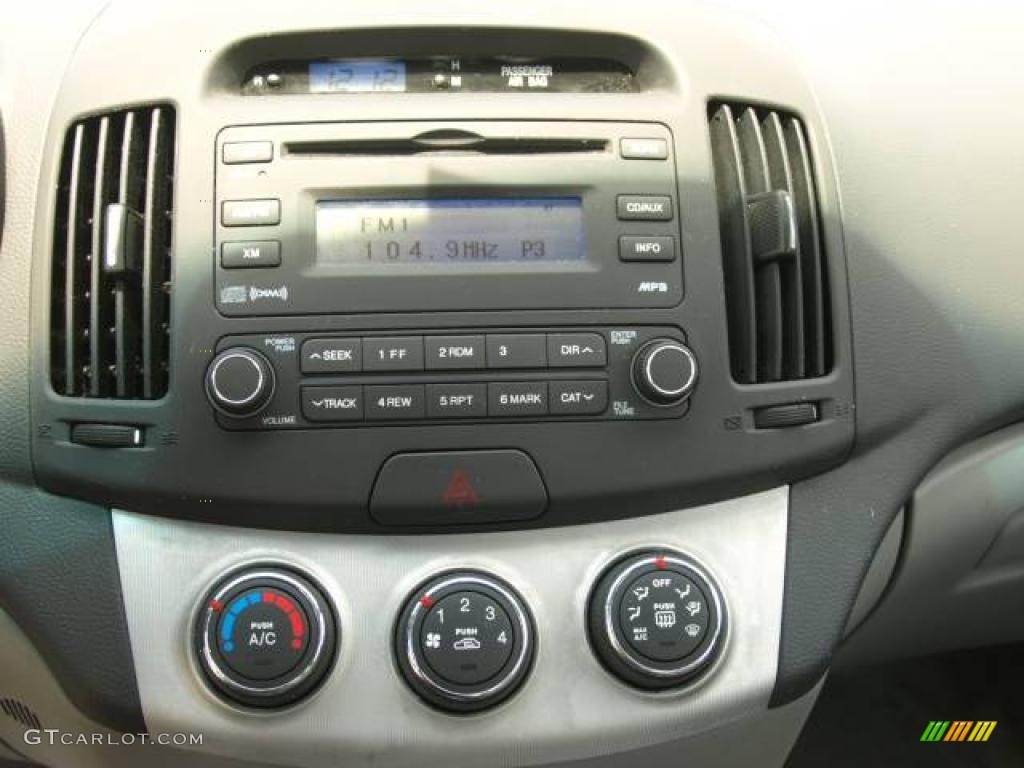 2007 Elantra GLS Sedan - Carbon Gray / Gray photo #11