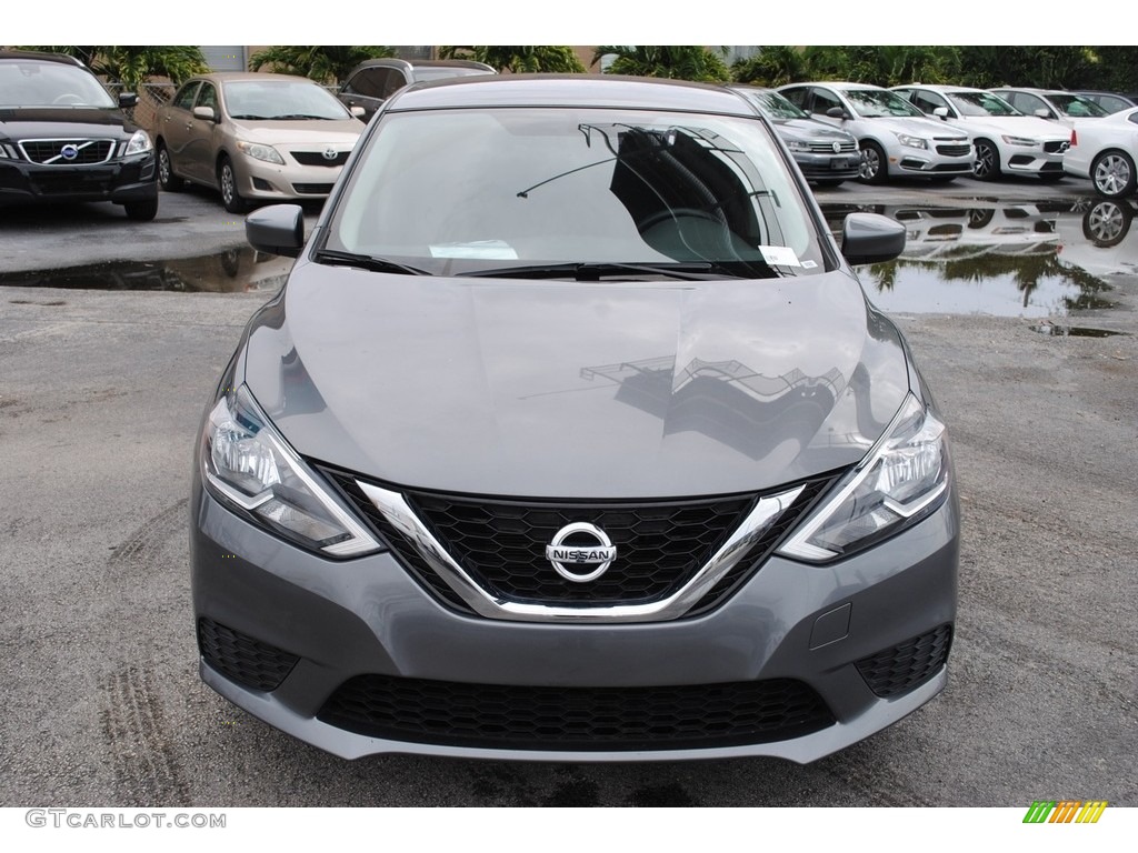 2016 Sentra S - Gun Metallic / Charcoal photo #3