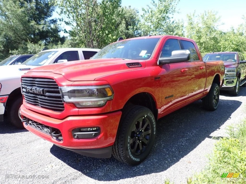 2020 2500 Big Horn Crew Cab 4x4 - Flame Red / Black photo #2