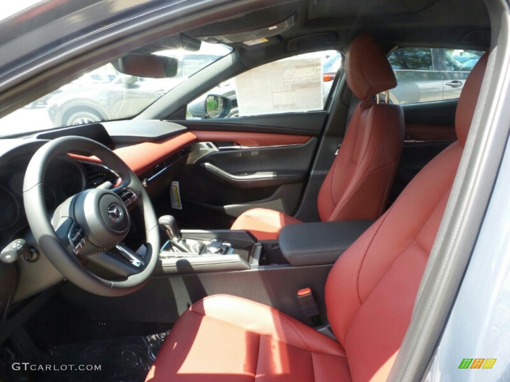 Red Interior 2020 Mazda MAZDA3 Premium Hatchback AWD Photo #138394521