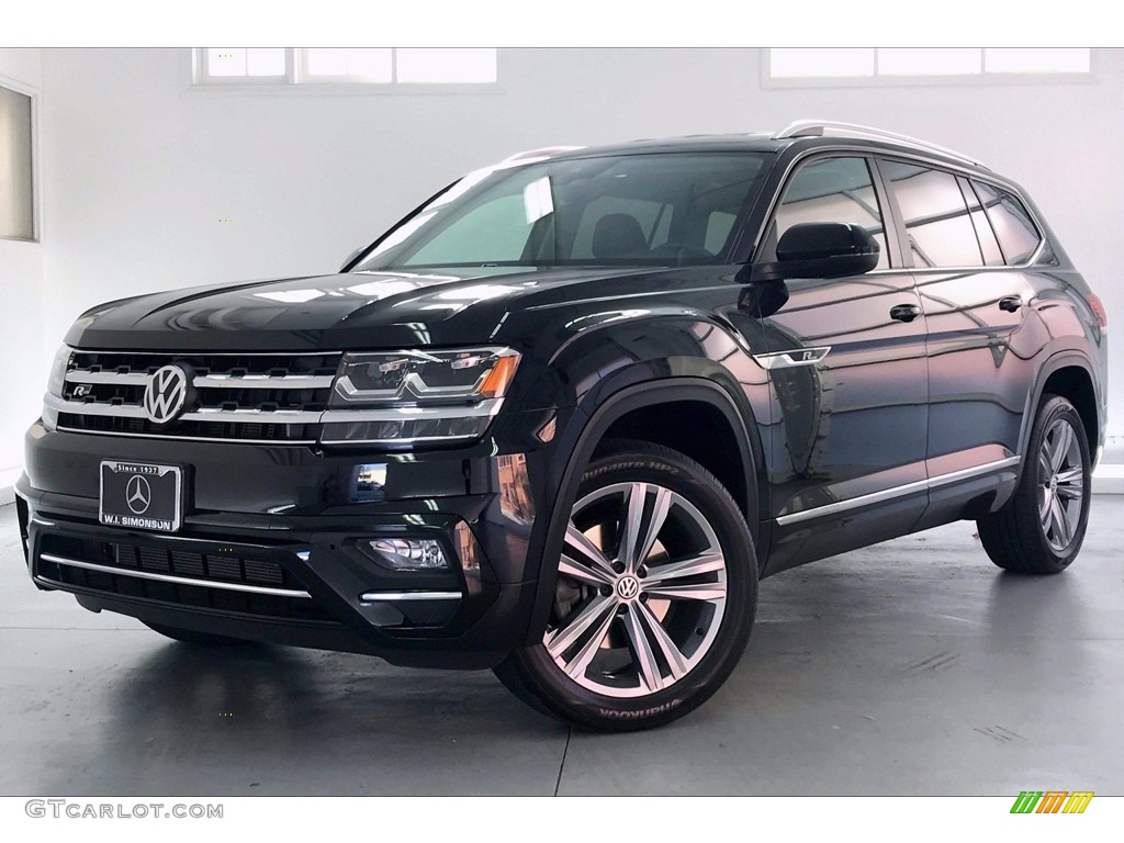 Deep Black Pearl 2018 Volkswagen Atlas SE 4Motion Exterior Photo #138394968
