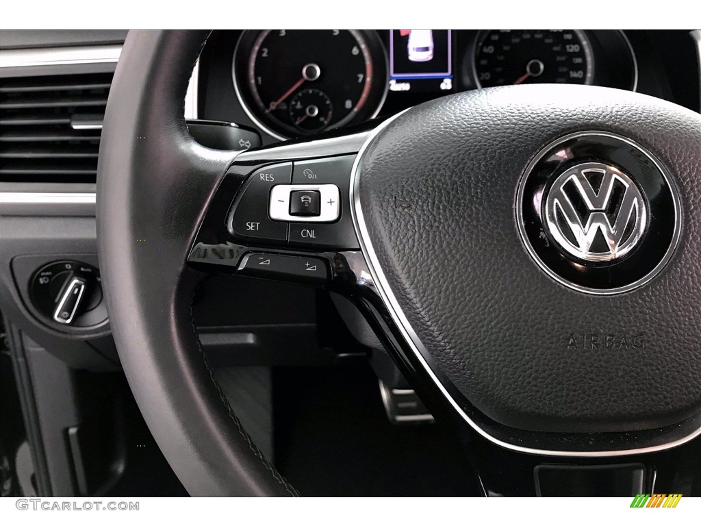 2018 Volkswagen Atlas SE 4Motion Titan Black Steering Wheel Photo #138395085