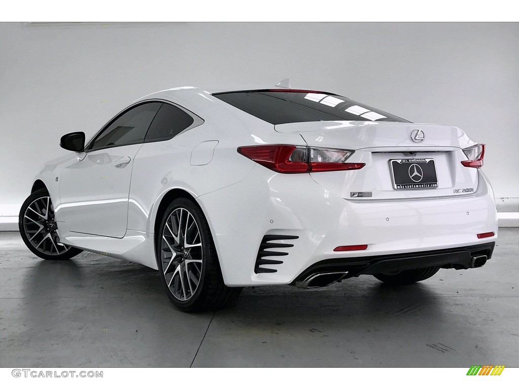 Ultra White 2016 Lexus RC 200t F Sport Coupe Exterior Photo #138396513