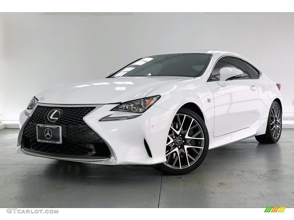 Ultra White 2016 Lexus RC 200t F Sport Coupe Exterior Photo #138396546