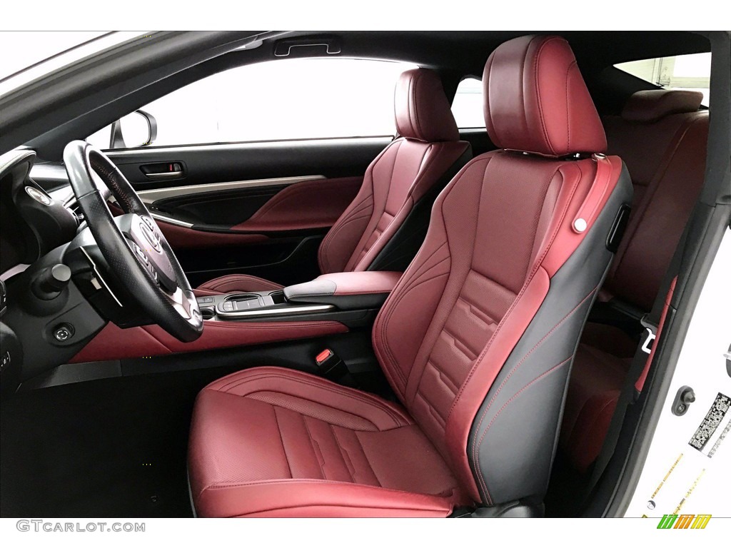 2016 Lexus RC 200t F Sport Coupe Front Seat Photo #138396579