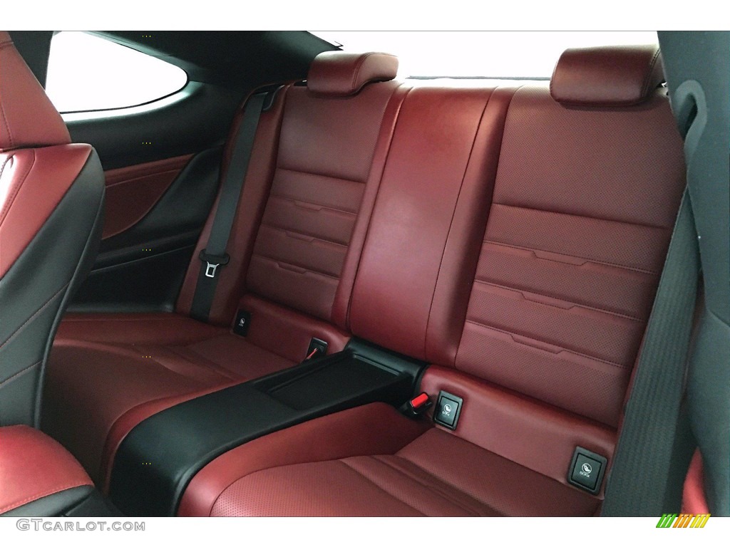 2016 Lexus RC 200t F Sport Coupe Rear Seat Photo #138396597