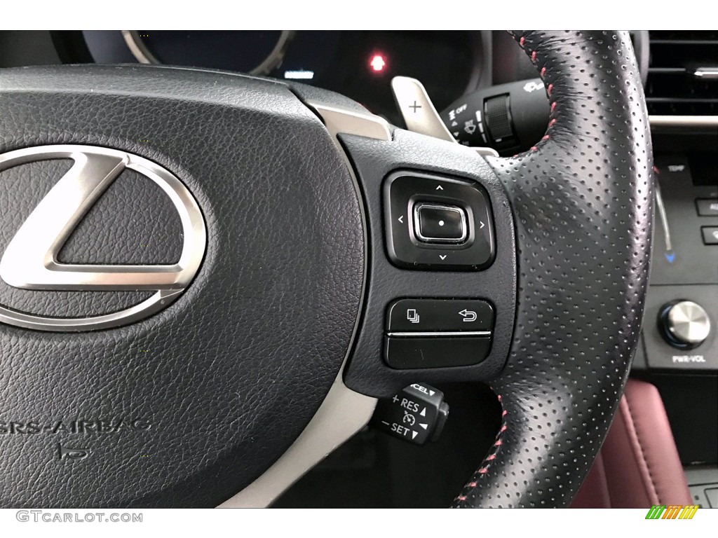 2016 Lexus RC 200t F Sport Coupe Rioja Red Steering Wheel Photo #138396663