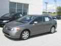 2007 Galaxy Gray Metallic Honda Civic LX Sedan  photo #2